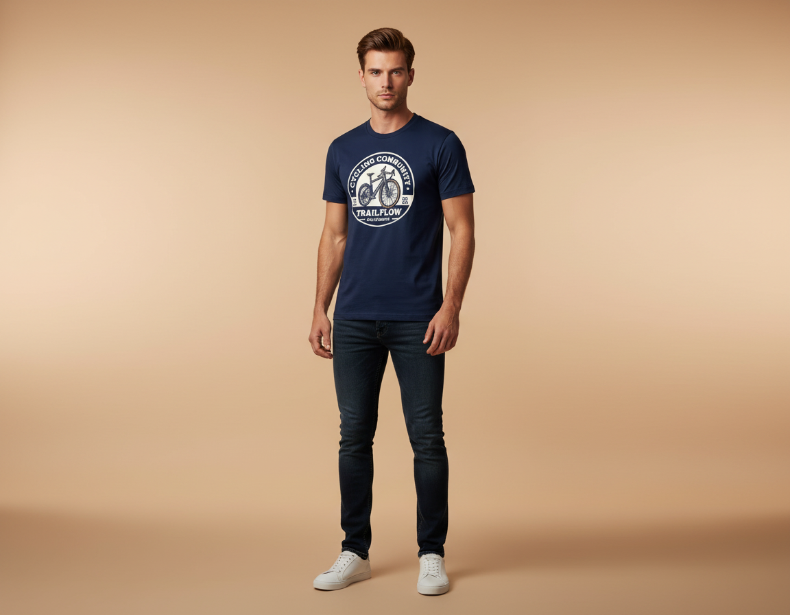 Trailflow Cycling Emblem Tee 2