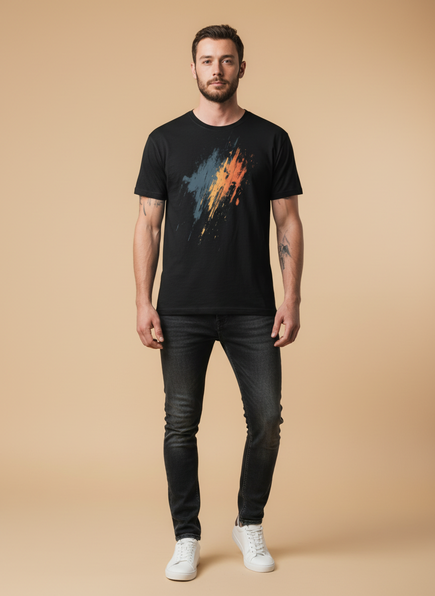 Abstract Eclat Graphic Tee 2