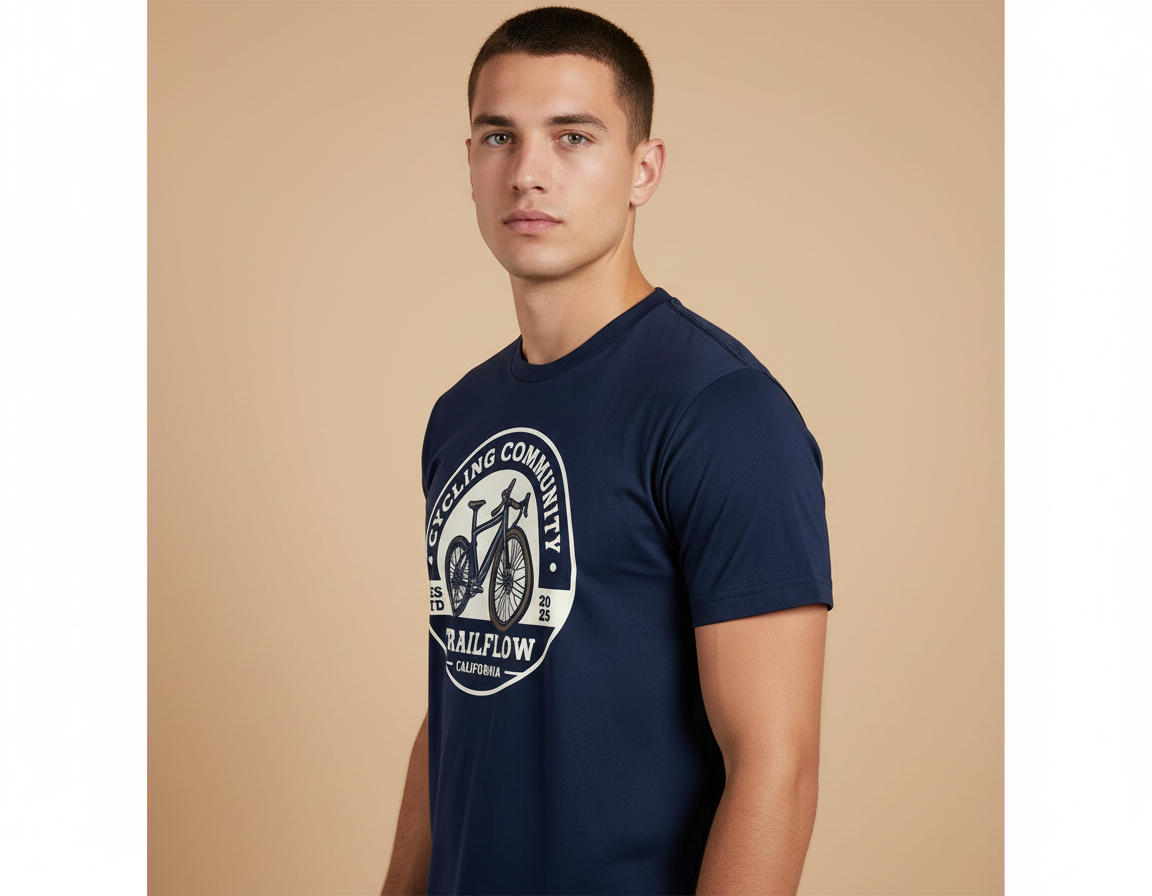 Trailflow Cycling Emblem Tee 3