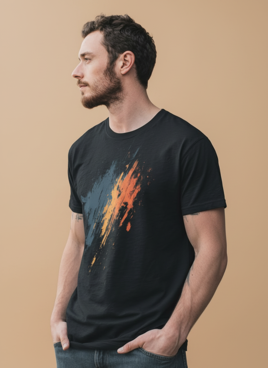 Abstract Eclat Graphic Tee 1