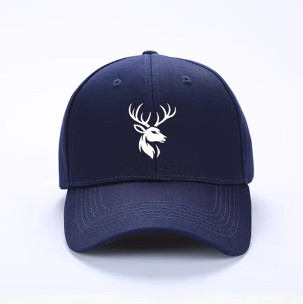 Stag Emblem Navy Cap 1