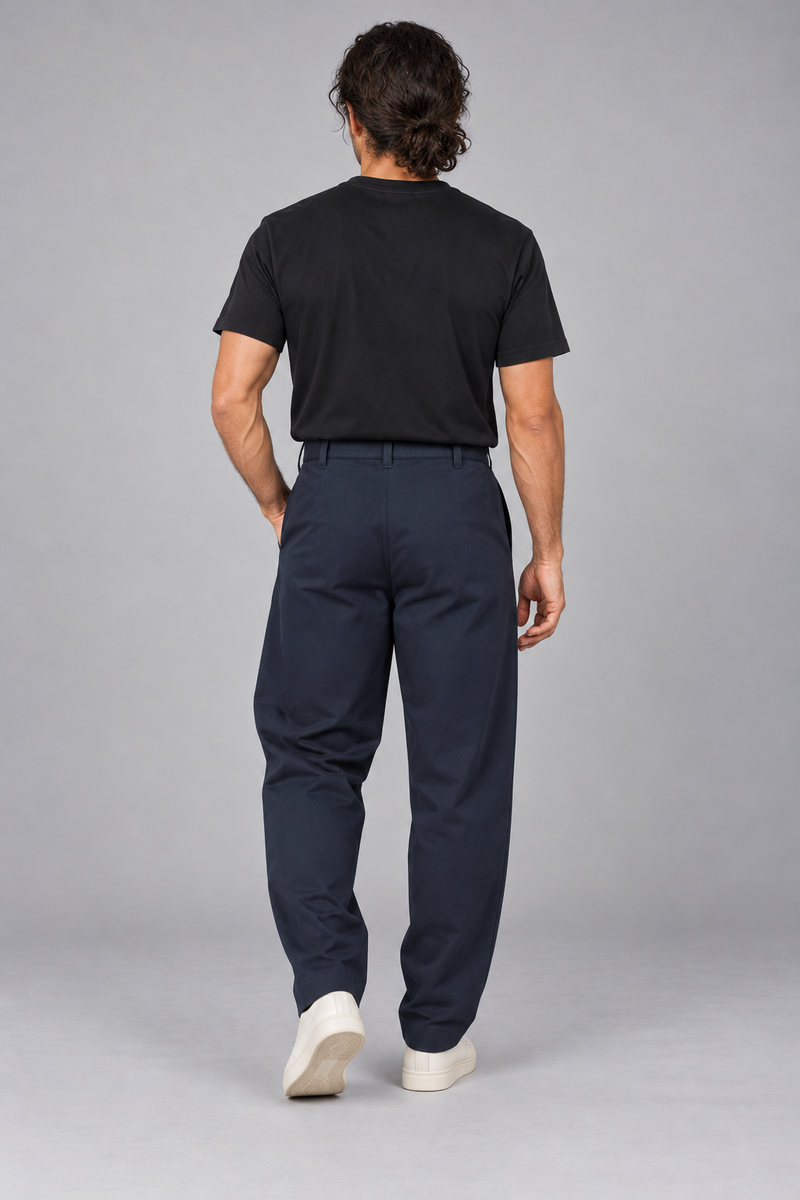 CITY SIGNAL Men's Arc Barrel Trouser — Ink Navy, View 2