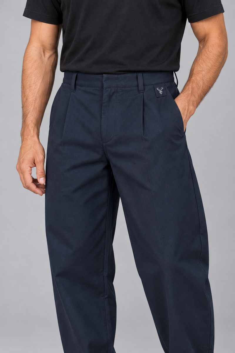 CITY SIGNAL Men's Arc Barrel Trouser — Ink Navy, View 5