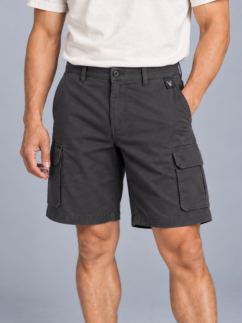 CITY SIGNAL Men's Transit Utility Short — Charcoal, View 5