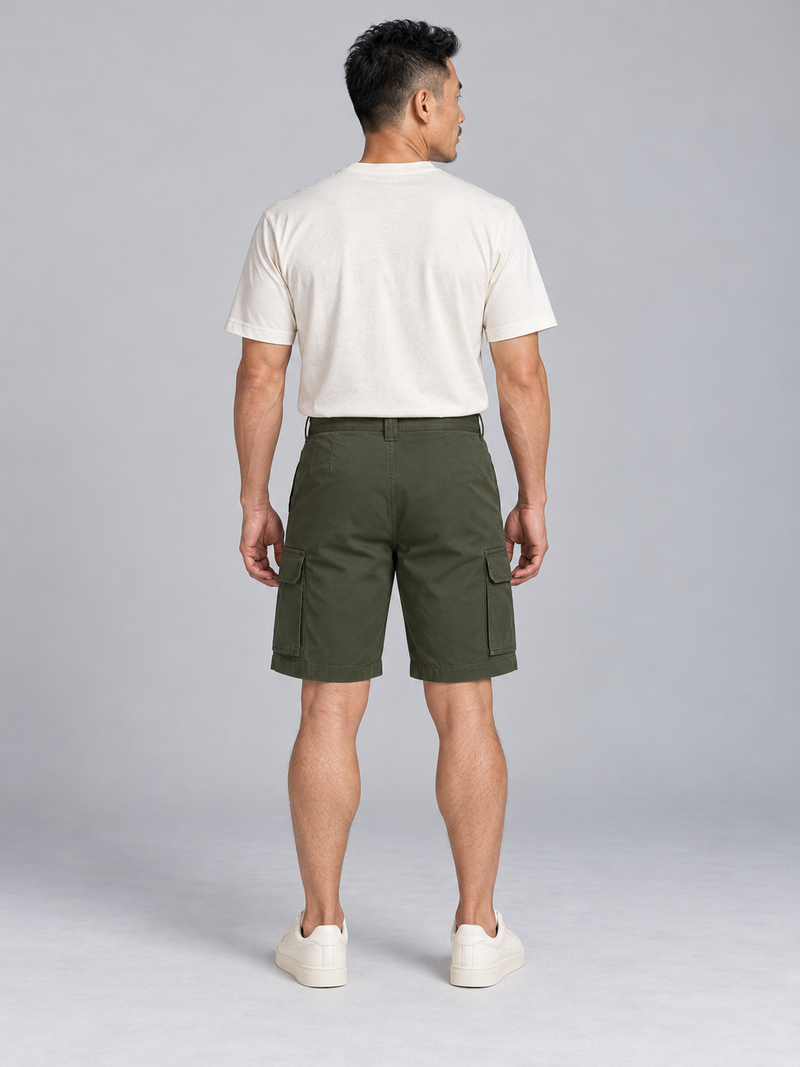 CITY SIGNAL Men's Transit Utility Short — Dark Olive, View 2