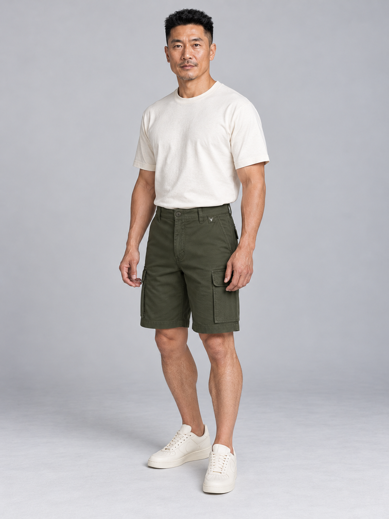 CITY SIGNAL Men's Transit Utility Short — Dark Olive, View 3