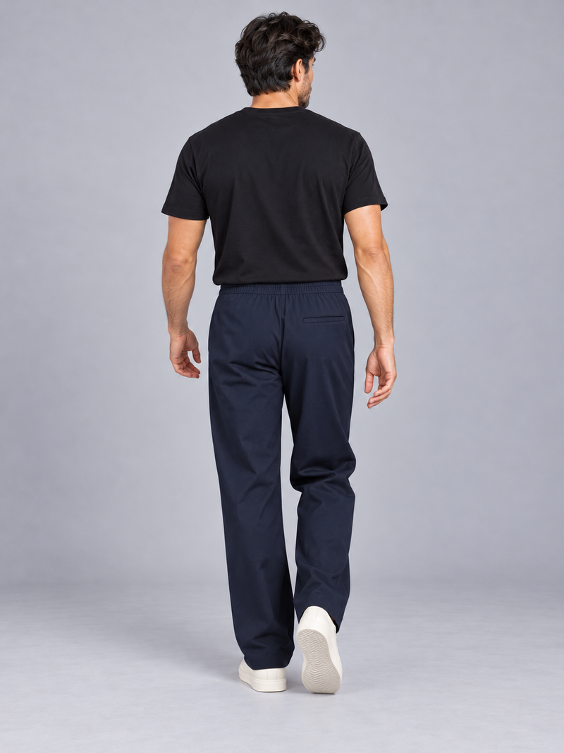 CITY SIGNAL Men's Axis Drawcord Trouser — Ink Navy, View 2