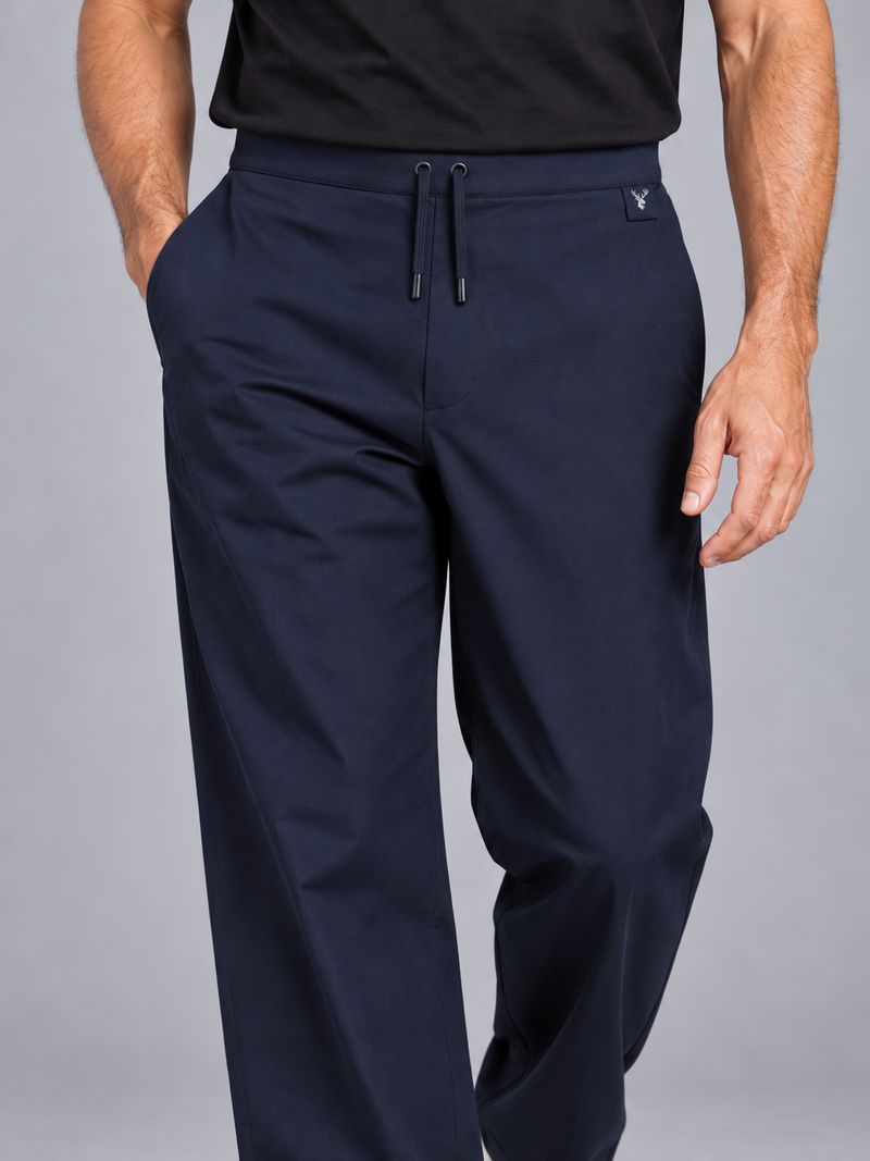 CITY SIGNAL Men's Axis Drawcord Trouser — Ink Navy, View 5