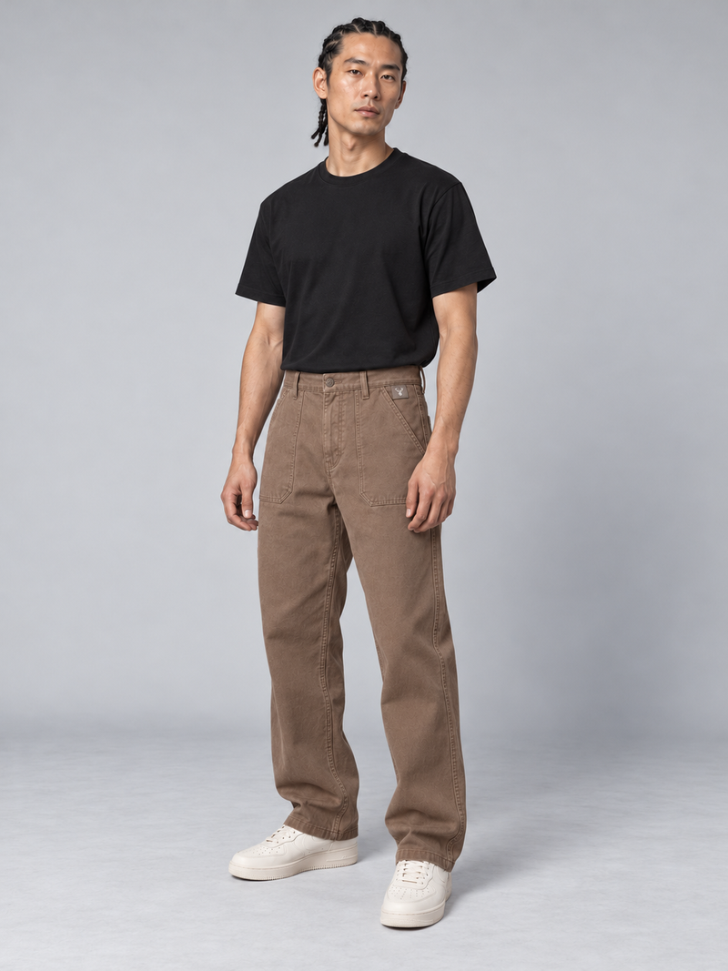 CITY SIGNAL Men's Workshop Carpenter Trouser — Clay, View 3