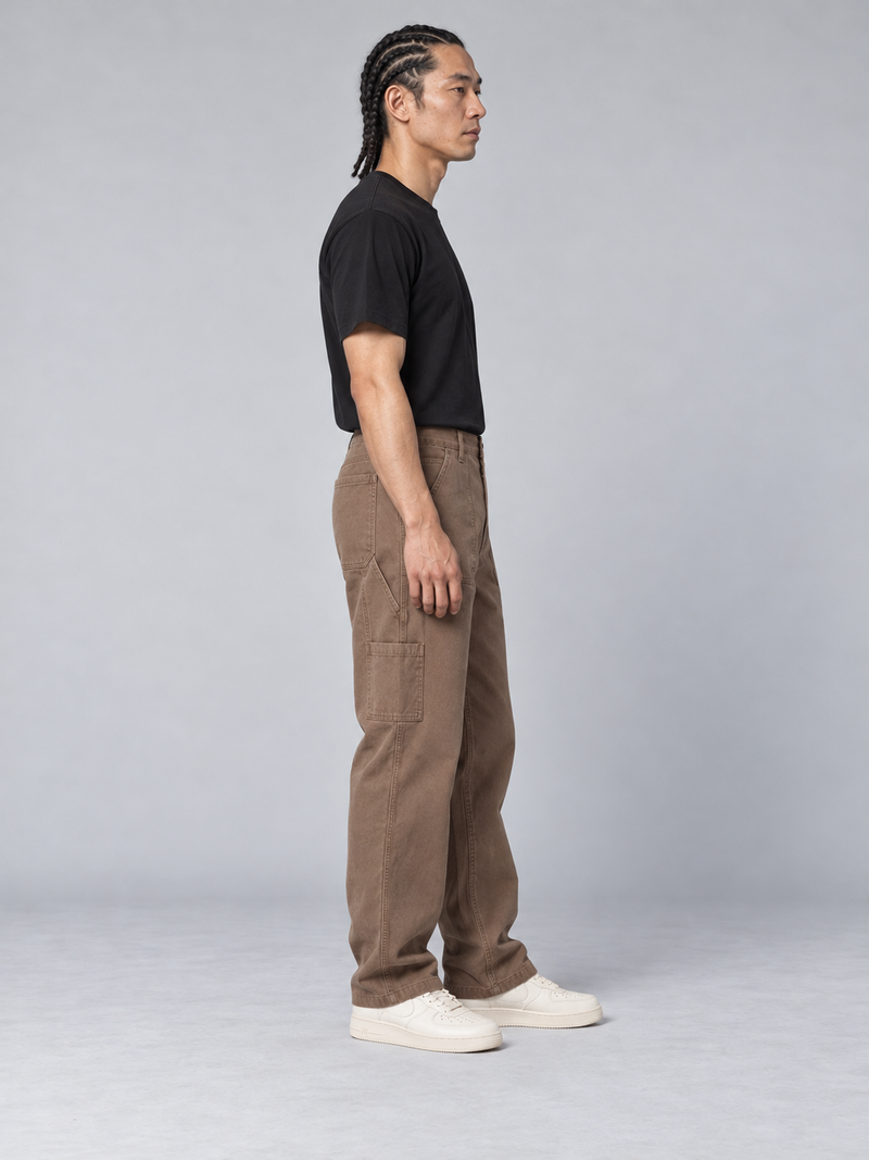 CITY SIGNAL Men's Workshop Carpenter Trouser — Clay, View 4
