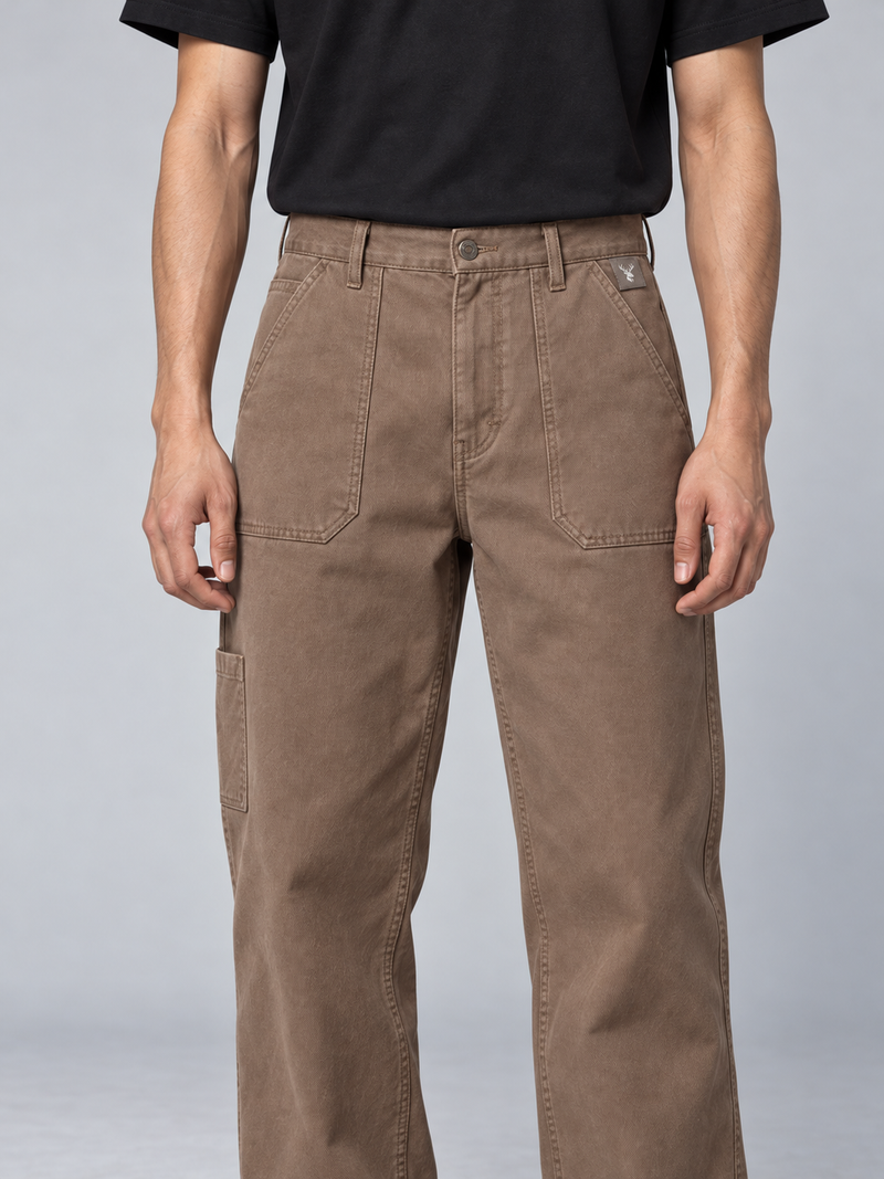 CITY SIGNAL Men's Workshop Carpenter Trouser — Clay, View 5