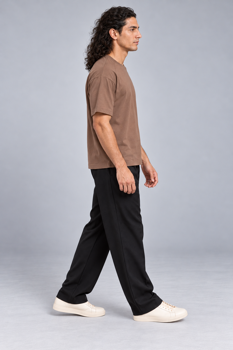 CITY SIGNAL Men's Crossline Panel Tee — Clay, View 4