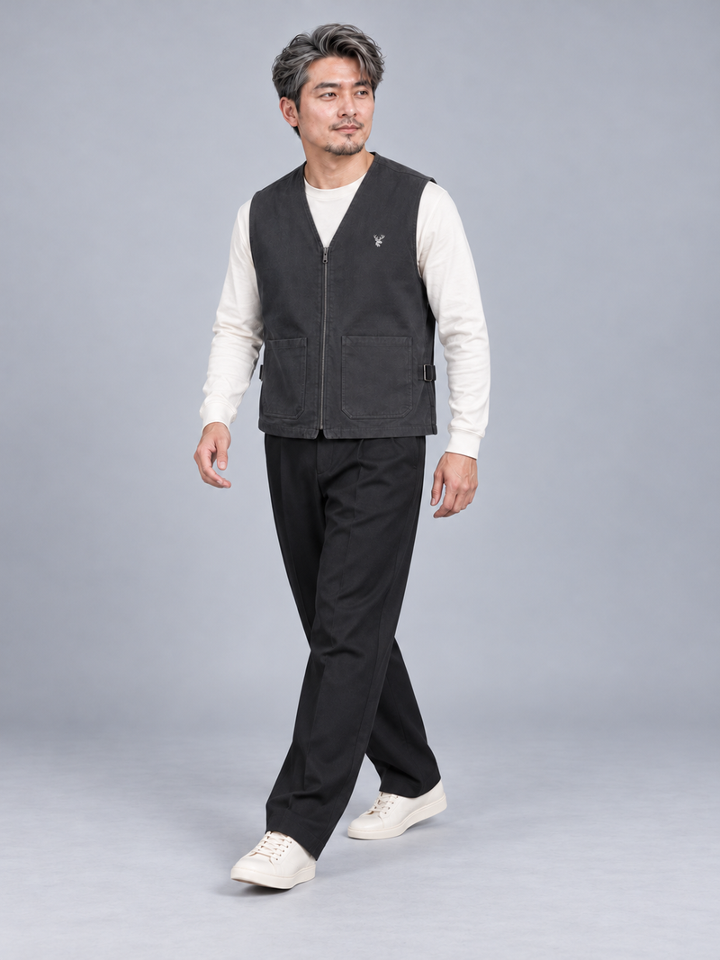 CITY SIGNAL Men's Transit Utility Vest — Charcoal, View 3