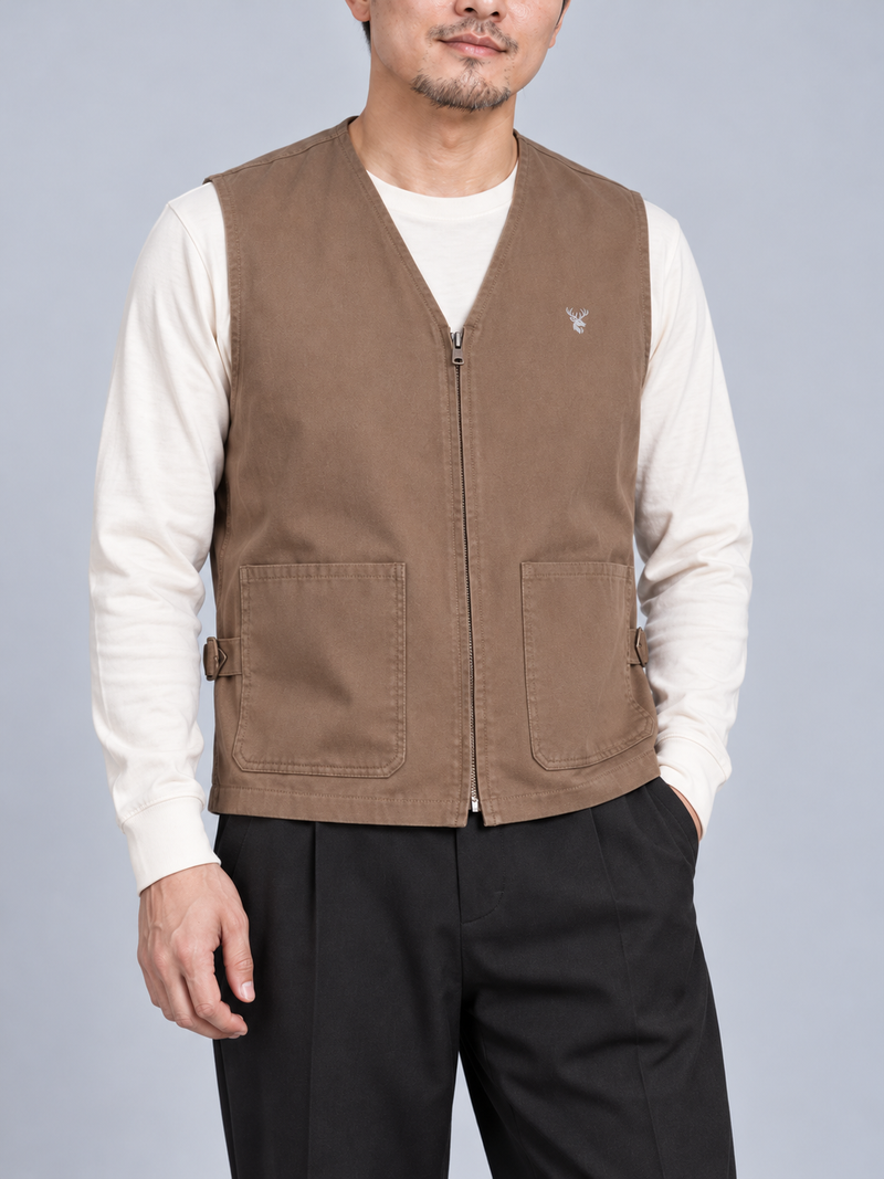 CITY SIGNAL Men's Transit Utility Vest — Clay, View 5