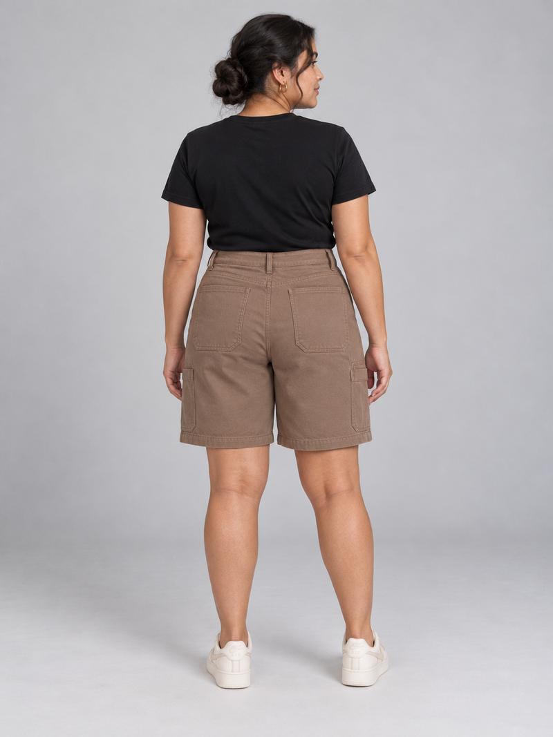 CITY SIGNAL Women's Workshop Long Short — Clay, View 2