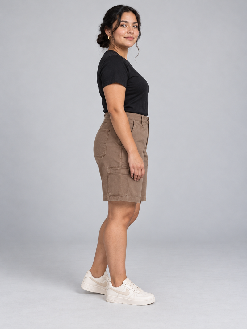 CITY SIGNAL Women's Workshop Long Short — Clay, View 4