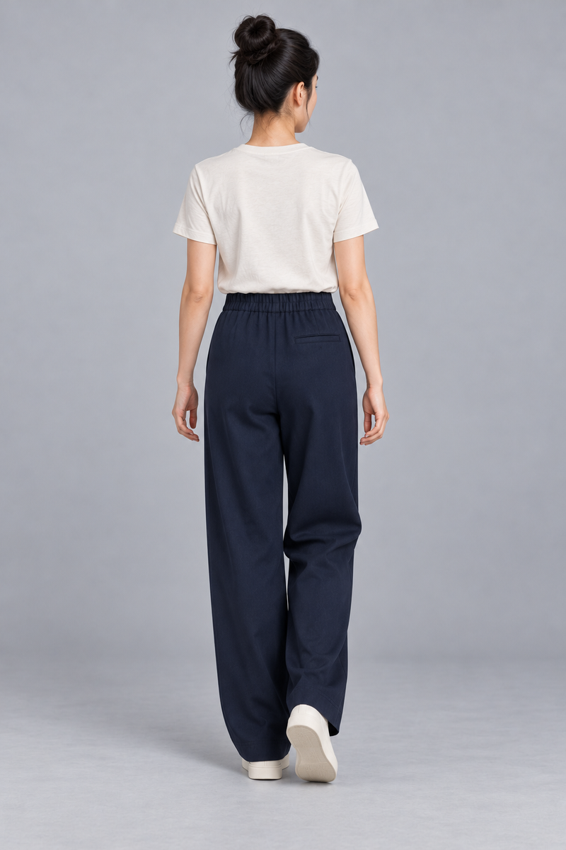 CITY SIGNAL Women's Axis Drawcord Trouser — Ink Navy, View 2