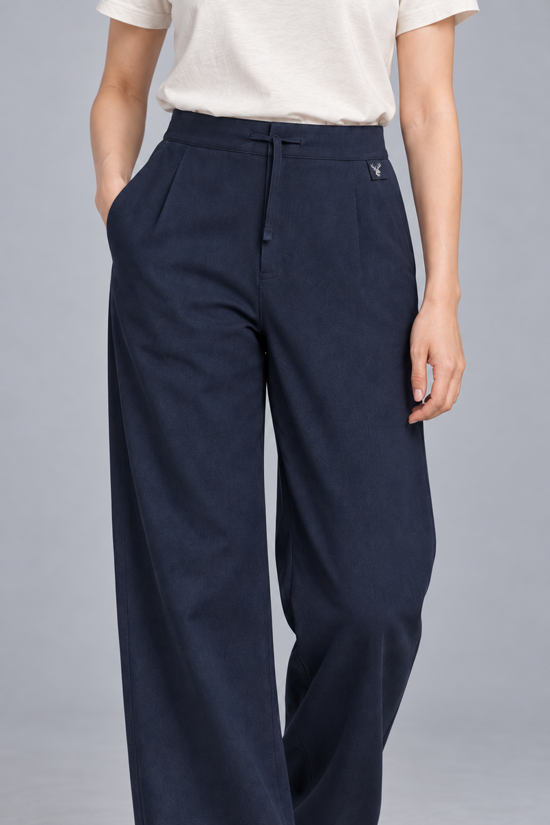 CITY SIGNAL Women's Axis Drawcord Trouser — Ink Navy, View 5