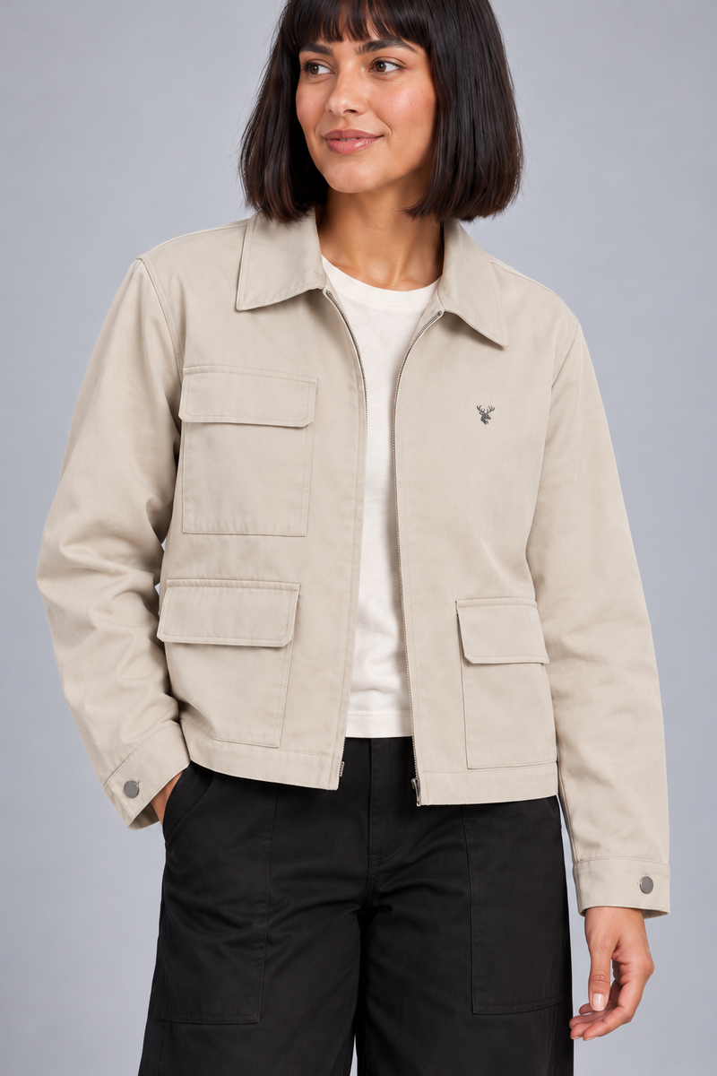 CITY SIGNAL Women's Transit Utility Jacket — Bone, View 5