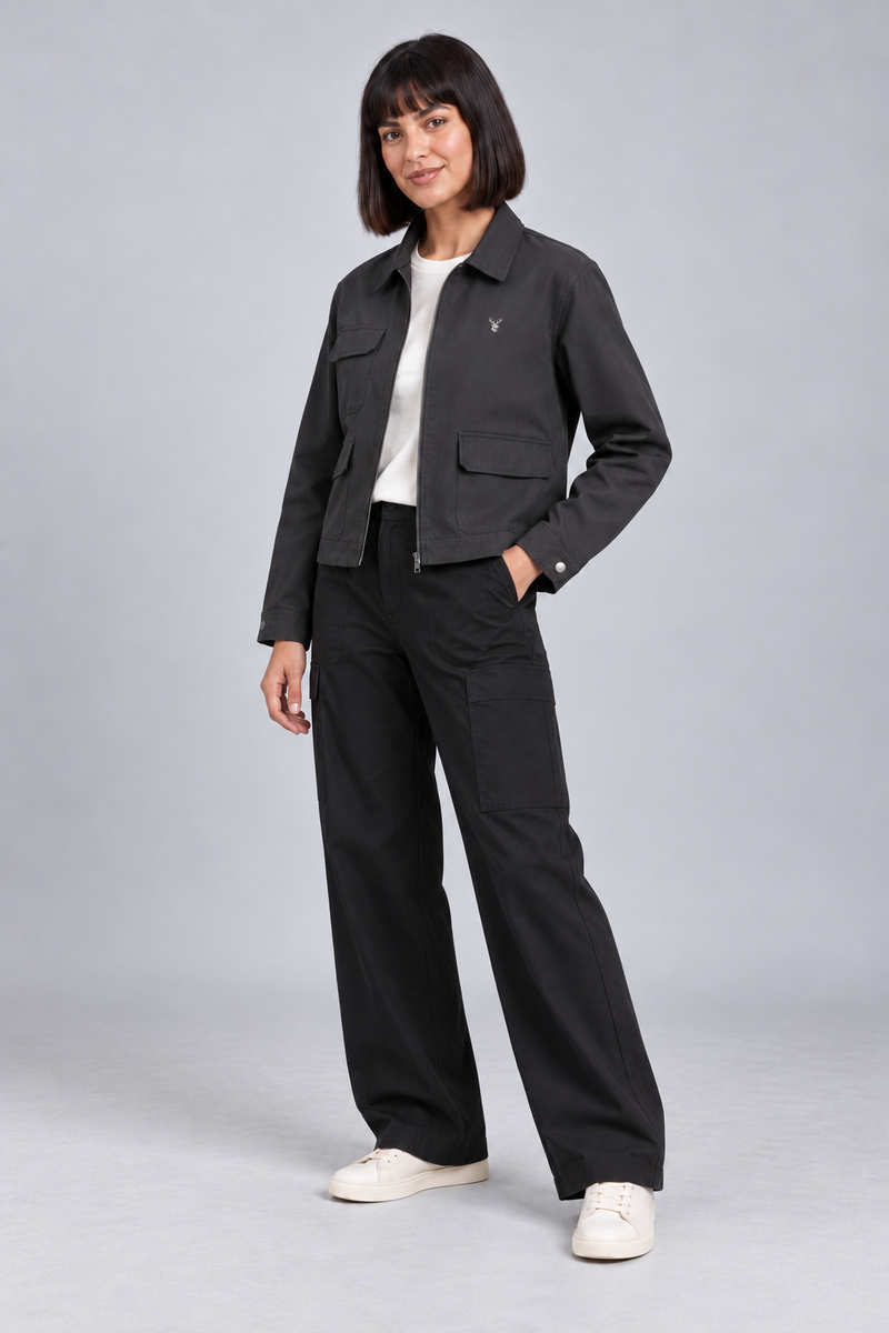 CITY SIGNAL Women's Transit Utility Jacket — Charcoal, View 3