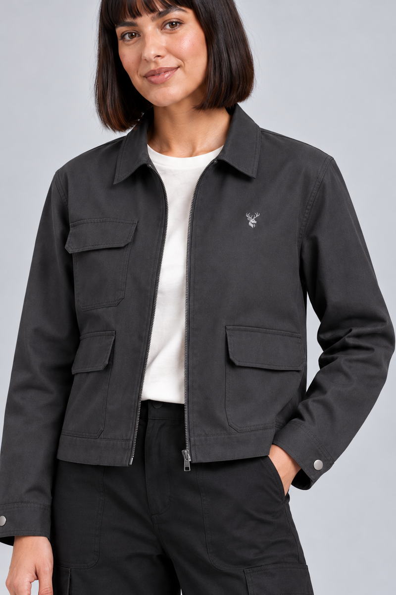 CITY SIGNAL Women's Transit Utility Jacket — Charcoal, View 5
