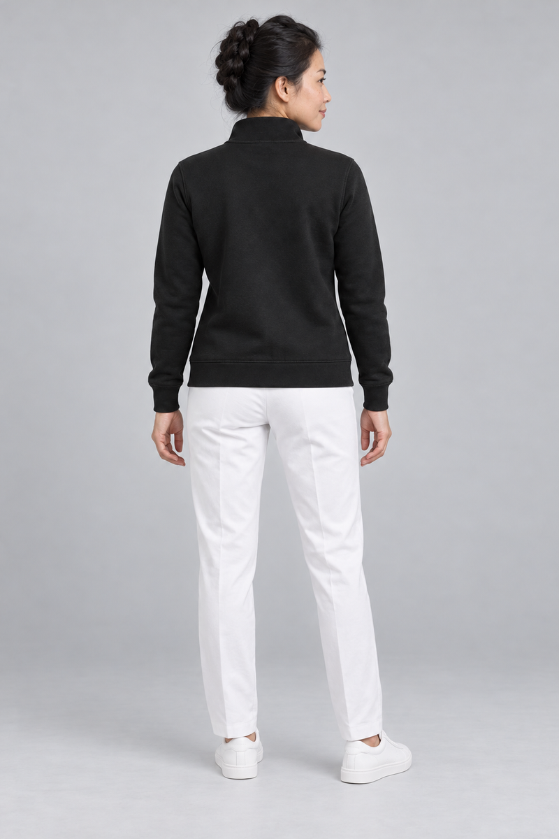 Gold Edition Women's Sovereign Quarter-Zip — Black, Back view