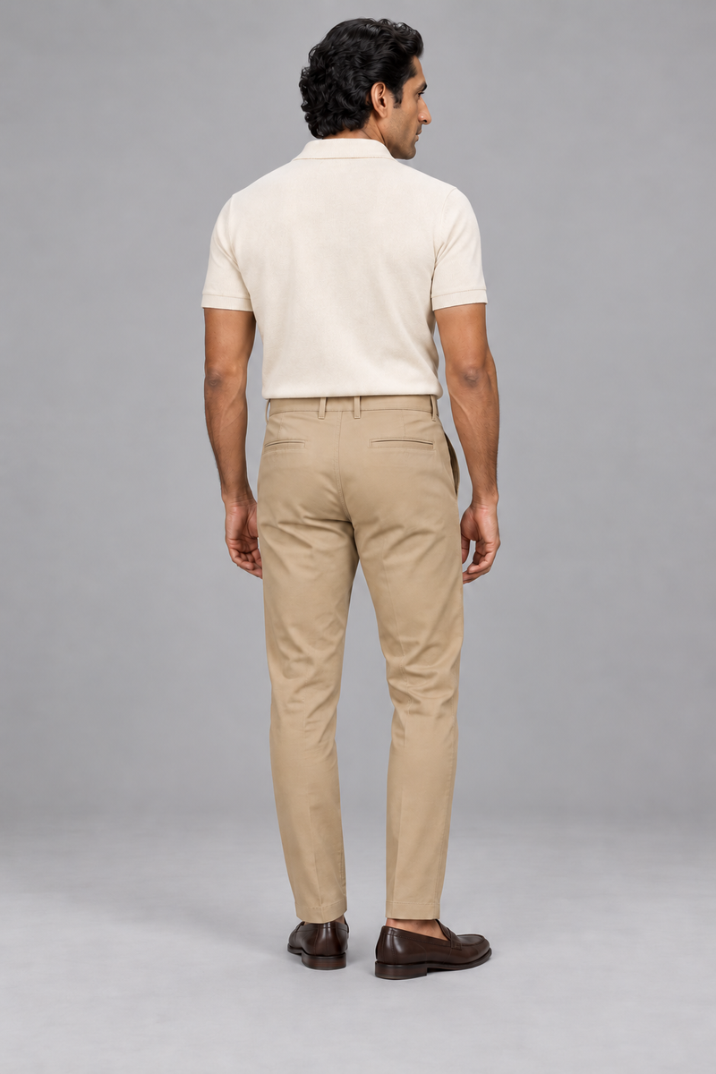 STILL Men's Quiet Taper Chino — Sand, View 2