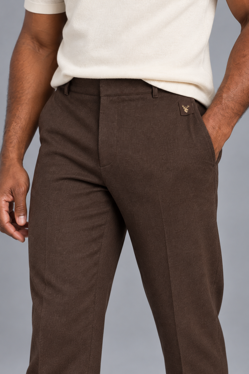 STILL Men's Soft Transit Knit Trouser — Espresso, View 5