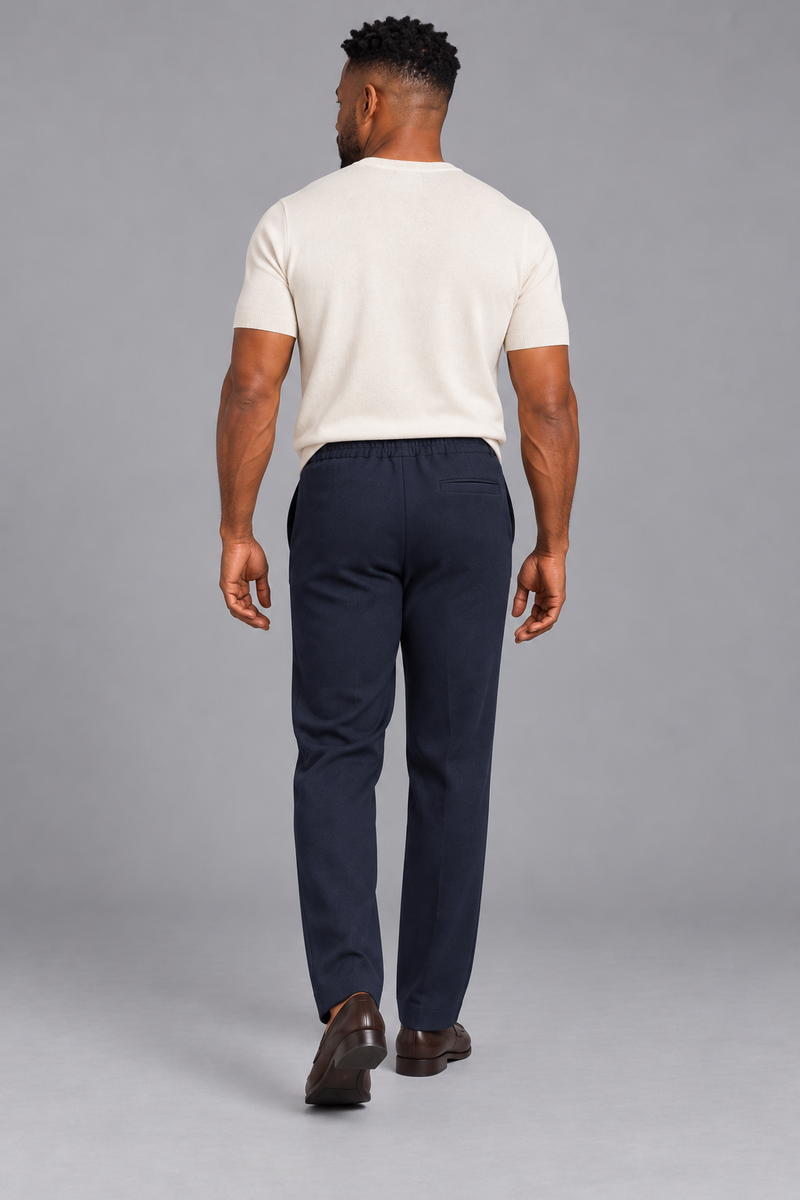 STILL Men's Soft Transit Knit Trouser — Ink Navy, View 2