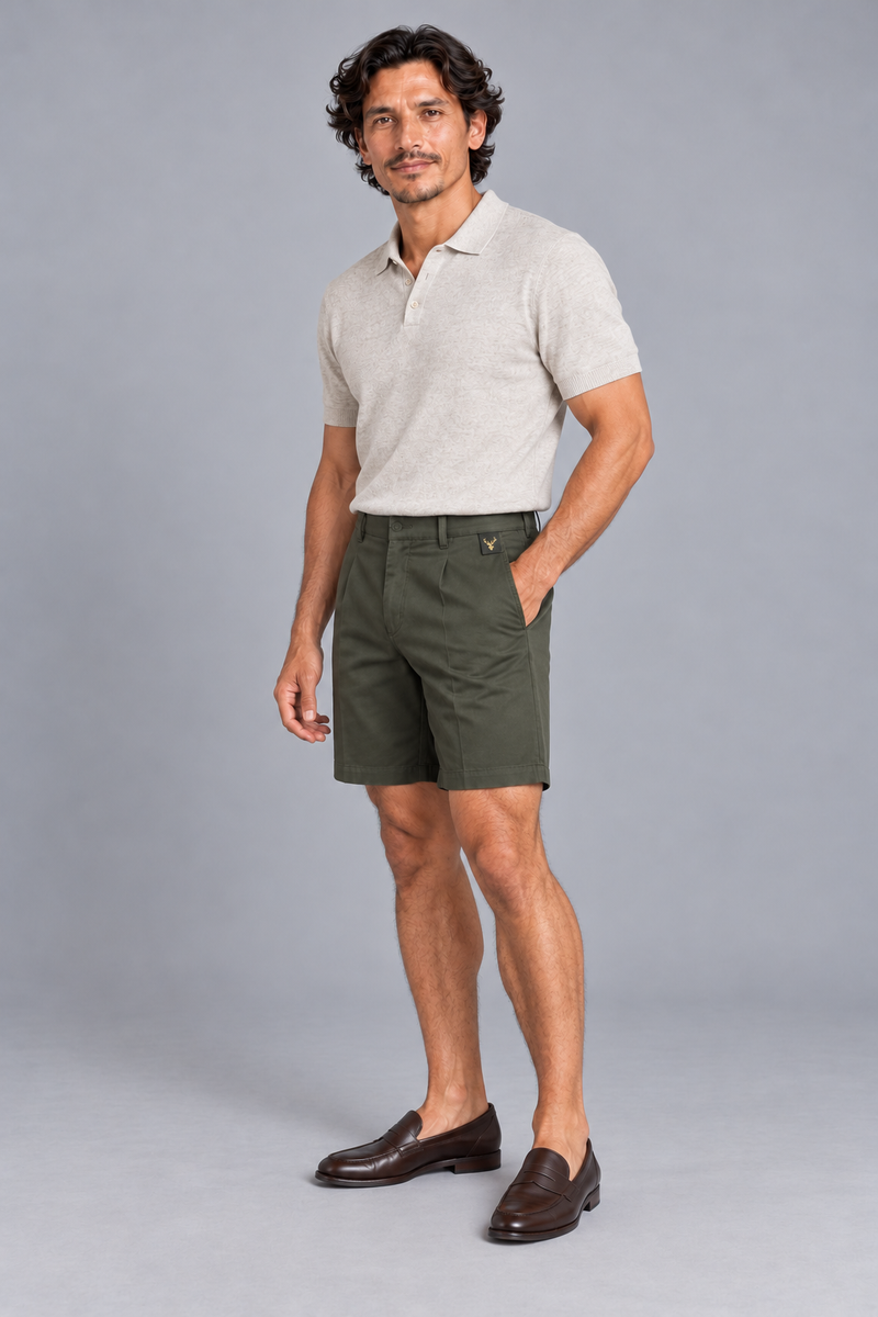 STILL Men's Gallery Tailored Short — Dark Olive, View 3