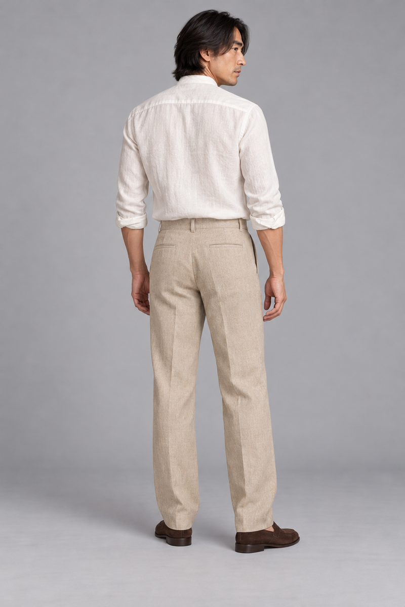 STILL Men's Air Line Trouser — Flax, View 2