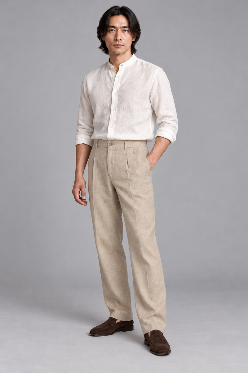 STILL Men's Air Line Trouser — Flax, View 3