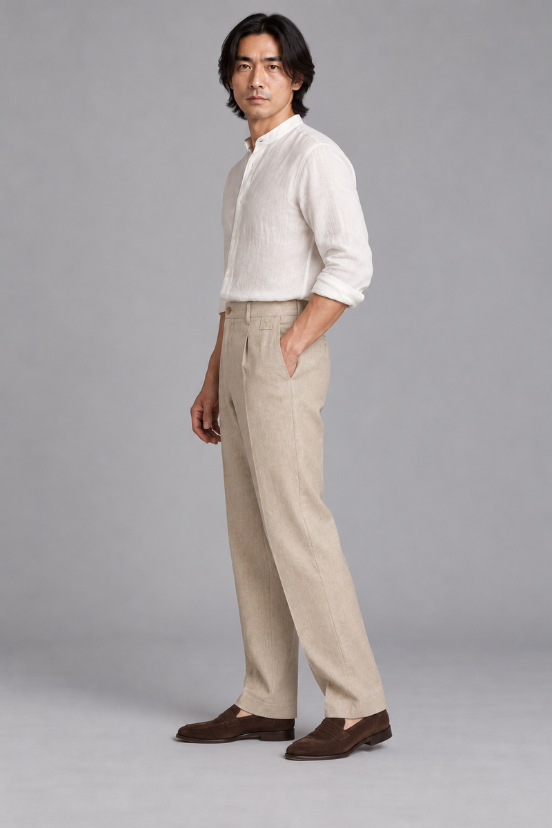 STILL Men's Air Line Trouser — Flax, View 4