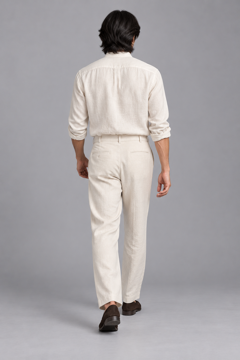 STILL Men's Air Line Trouser — Soft White, View 2