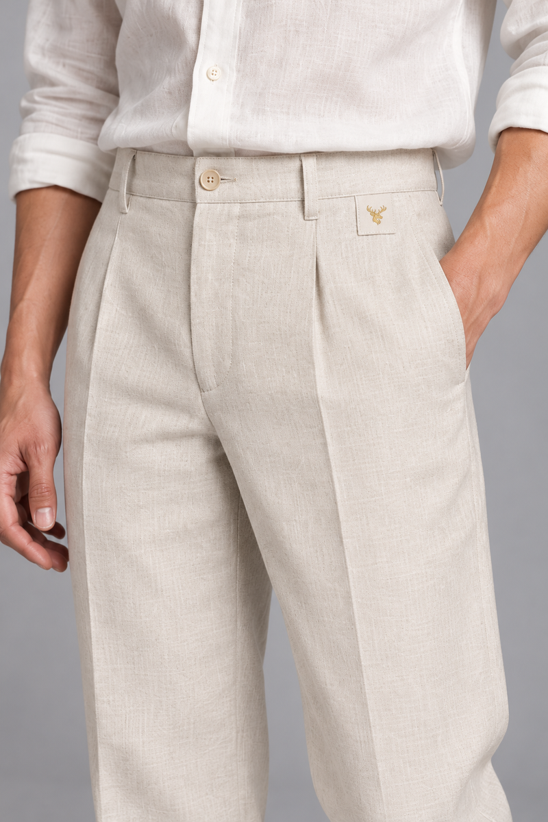 STILL Men's Air Line Trouser — Soft White, View 5