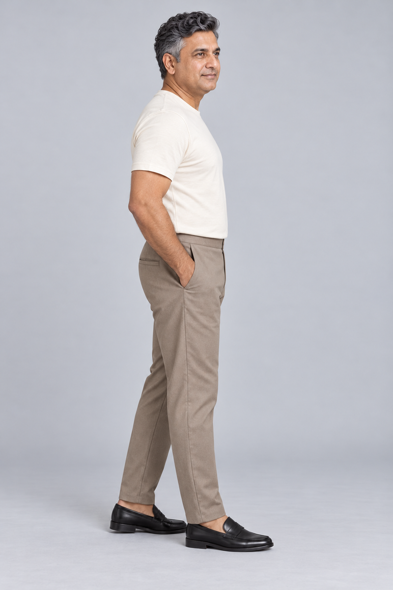 STILL Men's Arc Travel Trouser — Mushroom, View 4