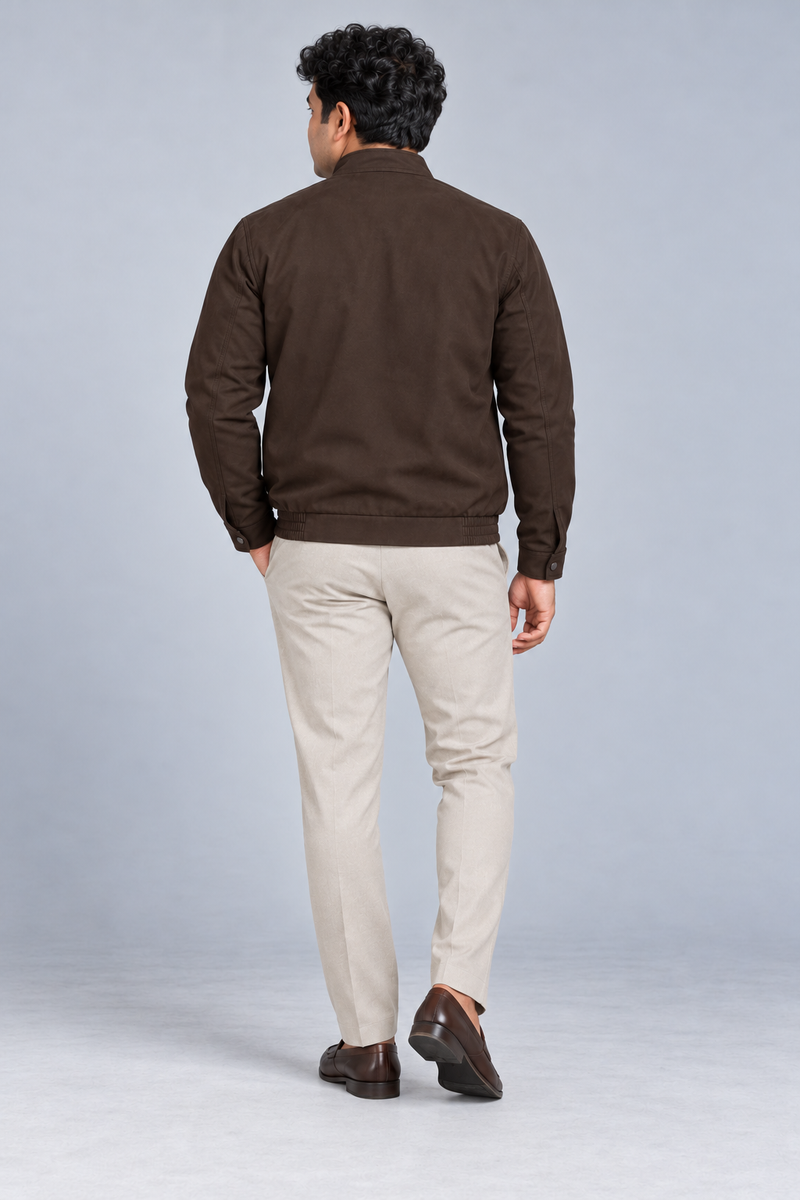 STILL Men's Aperture Zip Blouson — Espresso, View 2