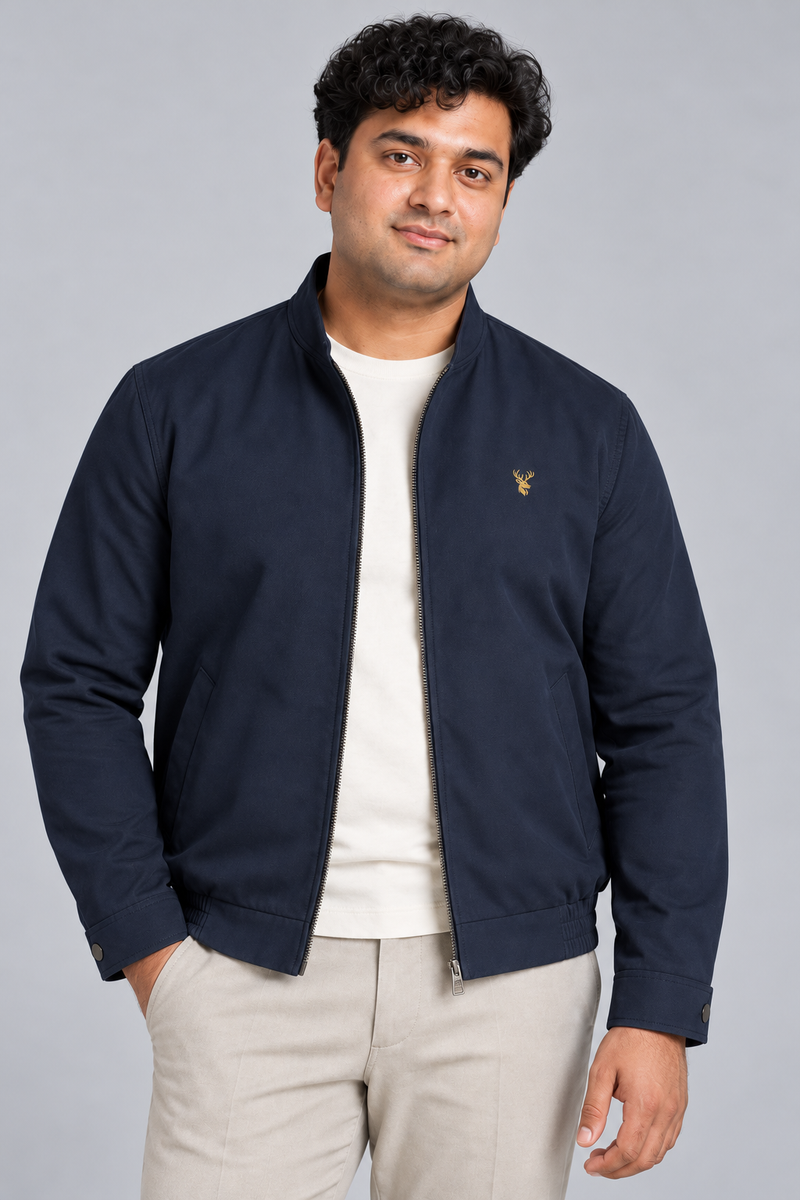 STILL Men's Aperture Zip Blouson — Ink Navy, View 5