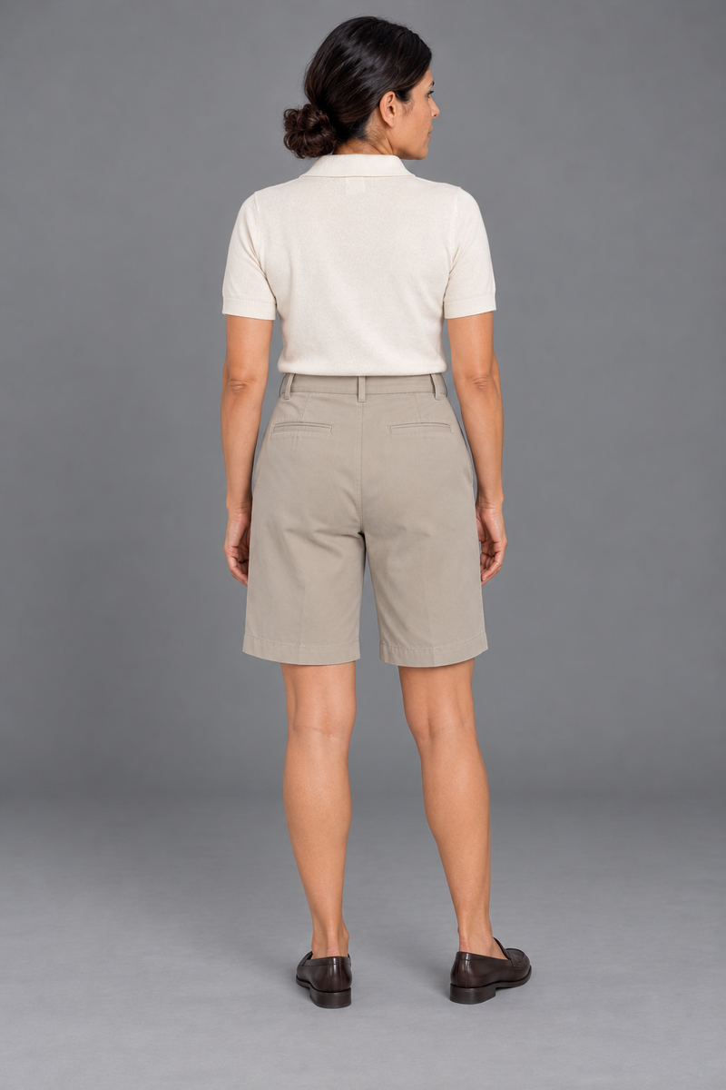 STILL Women's Gallery Tailored Bermuda — Stone, View 2