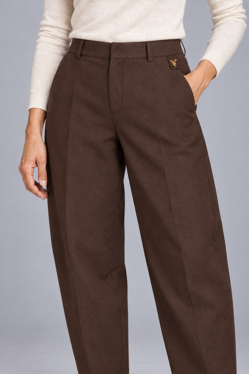 STILL Women's Quiet Arc Trouser — Espresso, View 5