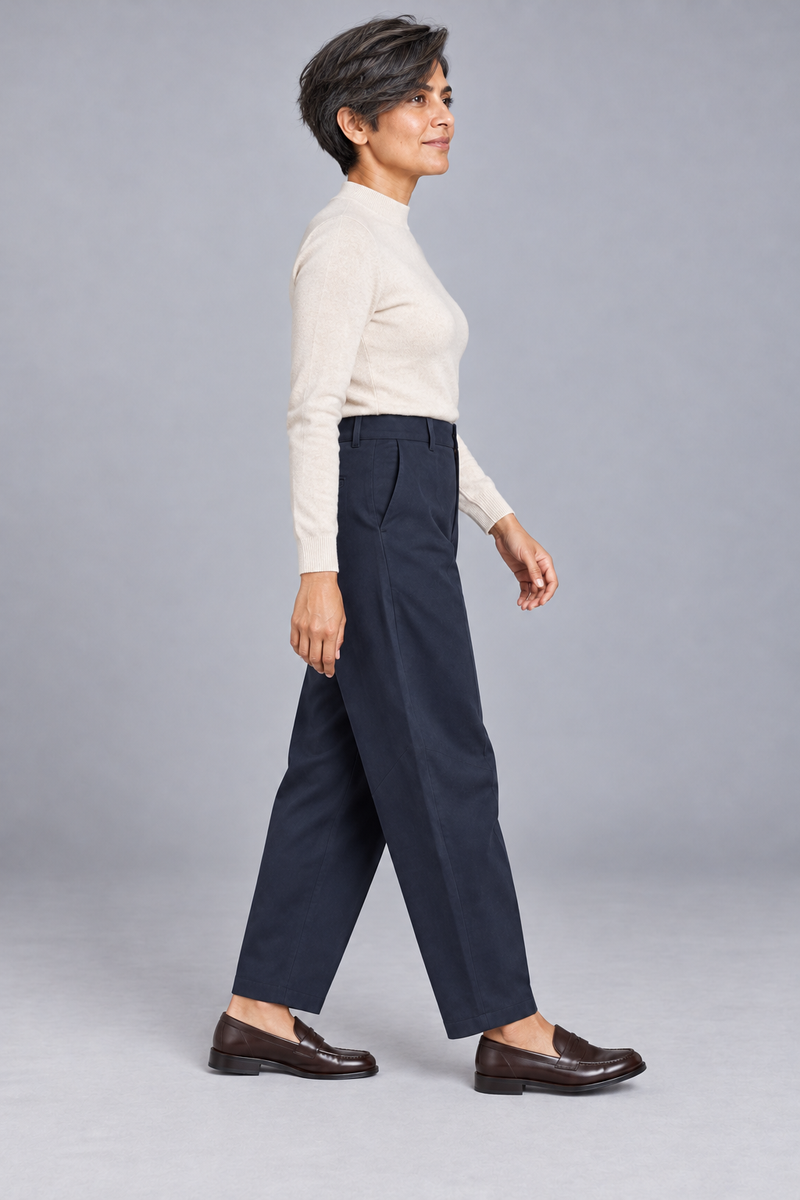 STILL Women's Quiet Arc Trouser — Ink Navy, View 4