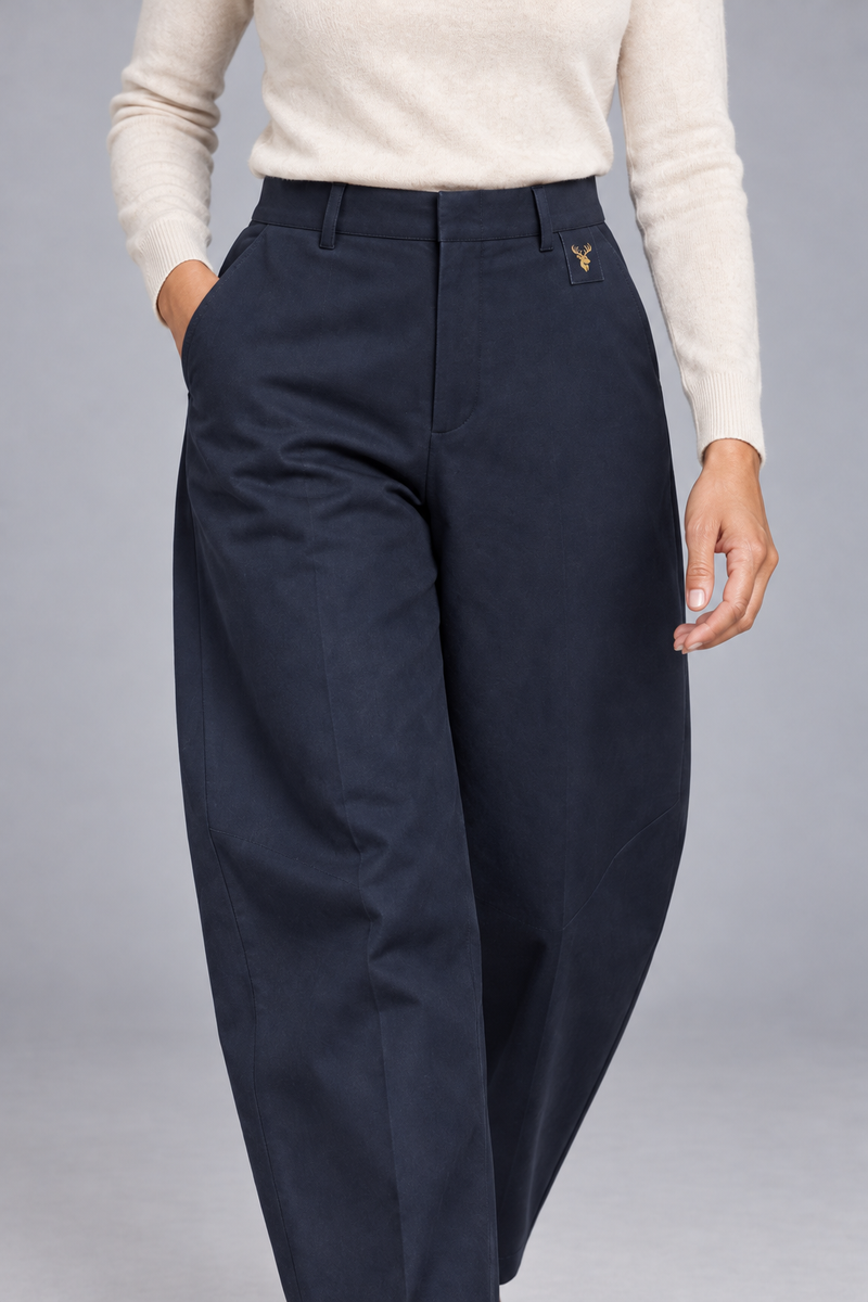 STILL Women's Quiet Arc Trouser — Ink Navy, View 5