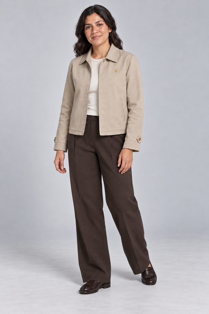 STILL Women's Gallery Short Jacket — Stone, View 3