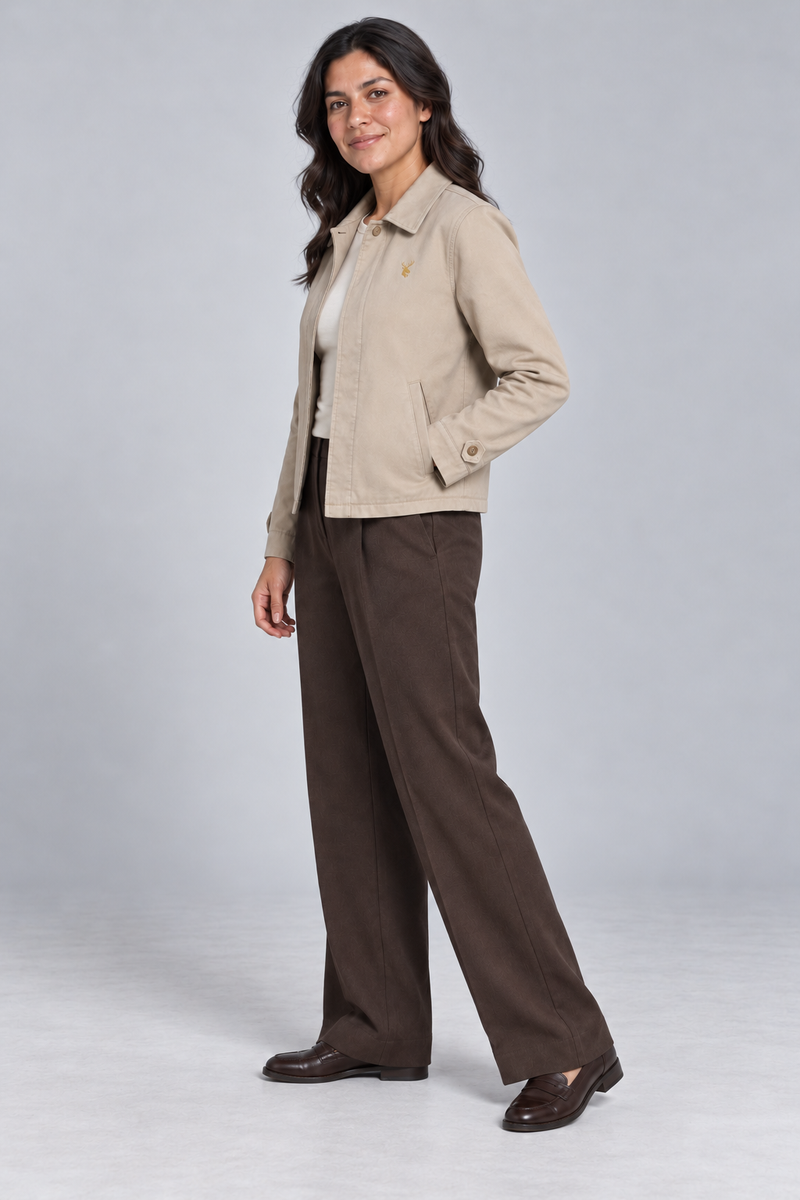 STILL Women's Gallery Short Jacket — Stone, View 4