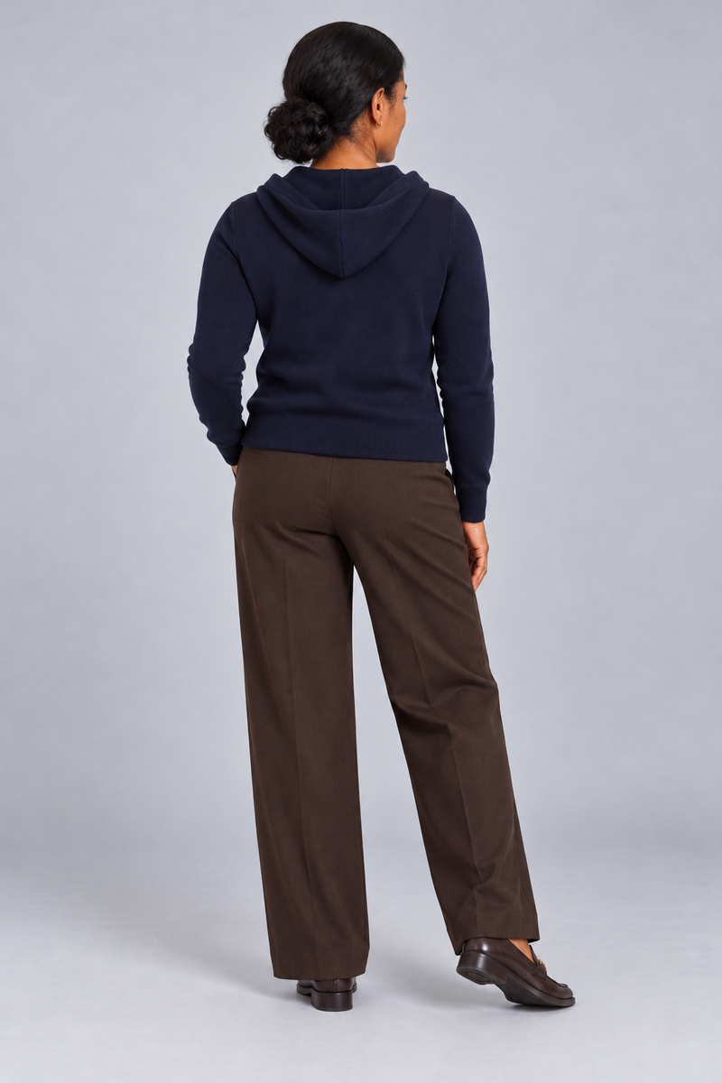 STILL Women's Air Line Hooded Knit — Ink Navy, View 2